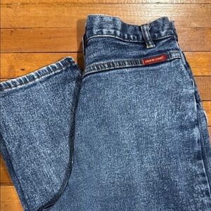 Jordache Med Wash Faded Vintage Mom Jeans 27x29" Size 8